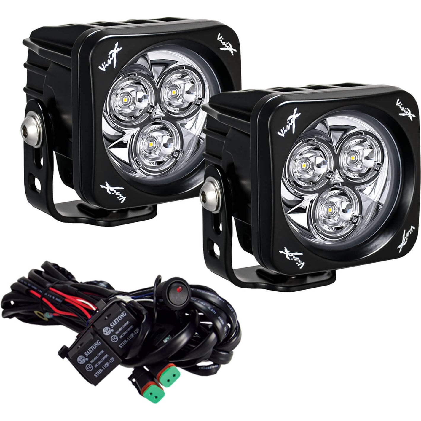 Vision X 3" Square CG2 Multi LED Light Cannon Kit