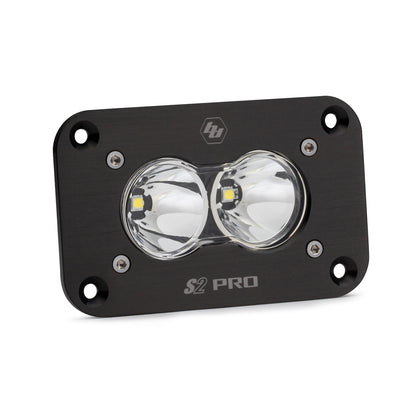 Baja Designs S2 Pro Black Flush Mount LED Auxiliary Light Pod