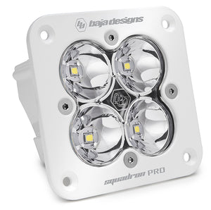 Baja Designs Squadron Pro White Flush Mount LED Auxiliary Light Pod Clear Lens