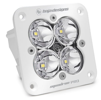 Baja Designs Squadron Pro White Flush Mount LED Auxiliary Light Pod Clear Lens