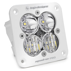 Baja Designs Squadron Pro White Flush Mount LED Auxiliary Light Pod Clear Lens