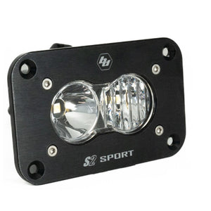 Baja Designs S2 Sport Black Flush Mount LED Auxiliary Light Pod