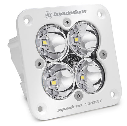 Baja Designs Squadron Sport White Flush Mount LED Auxiliary Light Pod Clear Lens