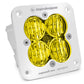 Baja Designs Squadron Sport White Flush Mount LED Auxiliary Light Pod Amber Lens