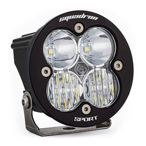 Baja Designs Squadron-R Sport Black LED Auxiliary Light Pod Clear Lens