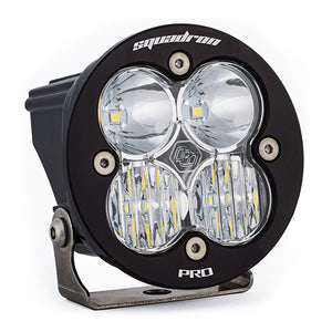 Baja Designs Squadron-R Pro Black LED Auxiliary Light Pod Clear Lens