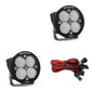 Baja Designs Squadron-R Pro Black LED Auxiliary Light Pod Pair Clear Lens