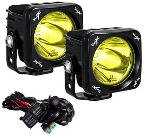 Vision X 3" Square CG2 Single LED Light Cannon Kit